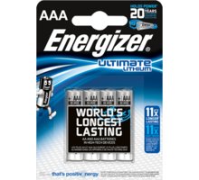 Energizer baterie FR03/4 Ultimate Lithium AAA, 4ks_1218614516