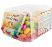 Sour Fruit Bubble Gum, žvýkačky, ovocné, 300x6g