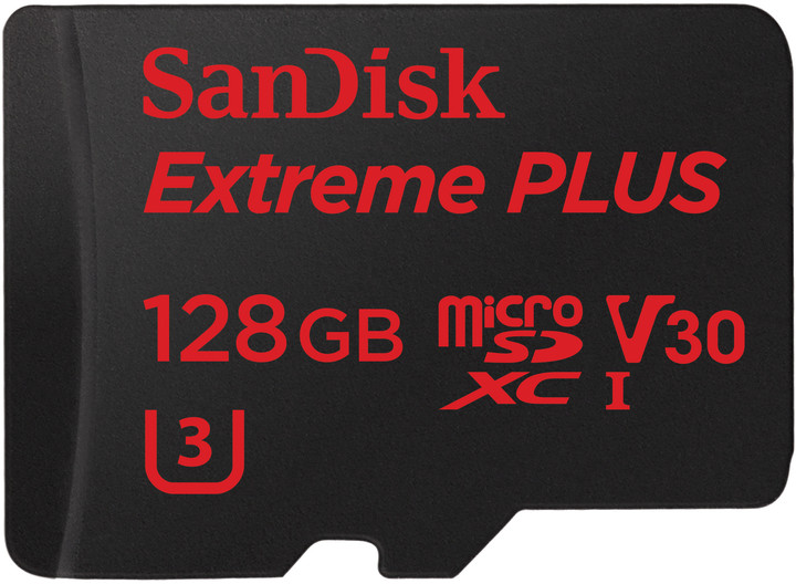 SanDisk Micro SDXC Extreme Plus 128GB 100MB/s A1 UHS-I U3 V30 + SD adaptér_1955913717