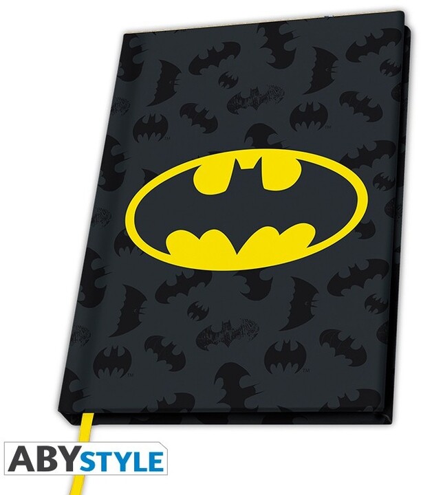 Zápisník DC Comics - Batman logo, linkovaný, A5_228780395