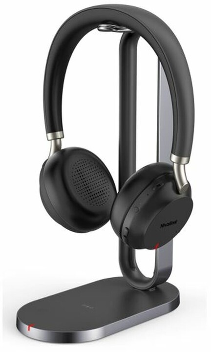 YEALINK BH72 Bluetooth, na obě uši, se stojanem, pro Teams, USB-A, černá_29414022