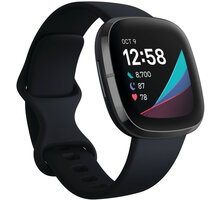 Google Fitbit Sense, Carbon Poukaz 200 Kč na nákup na Mall.cz + Dárek Fitbit Premium na 6 měsíců