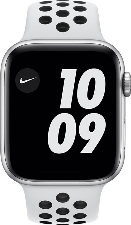 Apple Watch Nike Series 6, 44mm, Silver, Pure Platinum/Black Nike Sport Band_1993749420