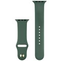 COTEetCI silikonový sportovní náramek pro Apple watch 42 / 44 mm / 45mm, tmavě zelená