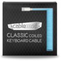 CableMod Classic Coiled Cable, USB-C/USB-A, 1,5m, Blueberry Cheesecake_1157687660