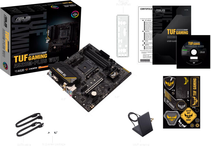 ASUS TUF GAMING A520M-PLUS WIFI - AMD A520_756242076