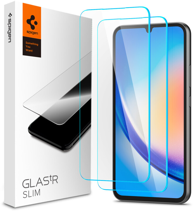 Spigen ochranné sklo tR Slim pro Samsung Galaxy A34 5G, 2ks_462712508