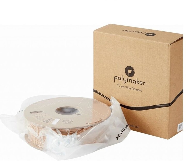 Polymaker tisková struna (filament), PolyTerra PLA, 1,75mm, 1kg, hnědá_797500727