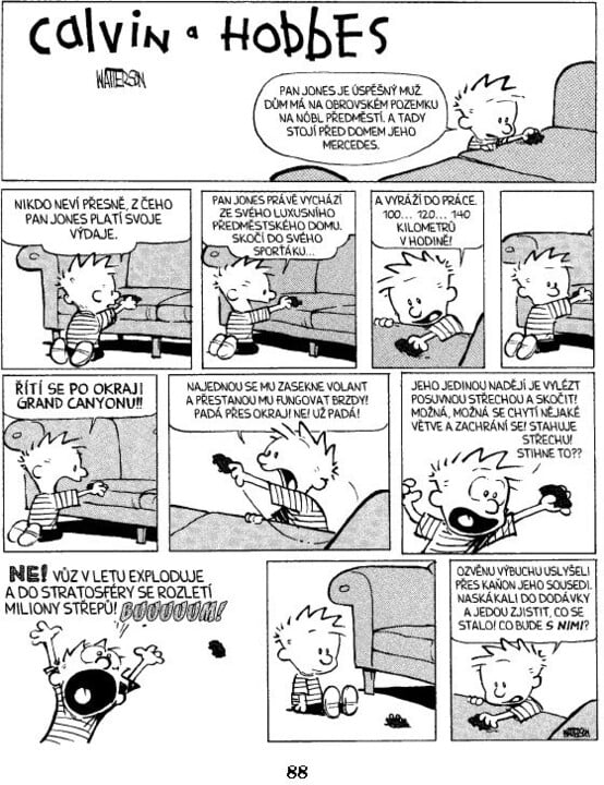 Komiks Calvin a Hobbes: Pod postelí něco slintá, 2.díl_540605764