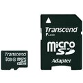 Transcend Micro SDHC 8GB Class 10 + adaptér