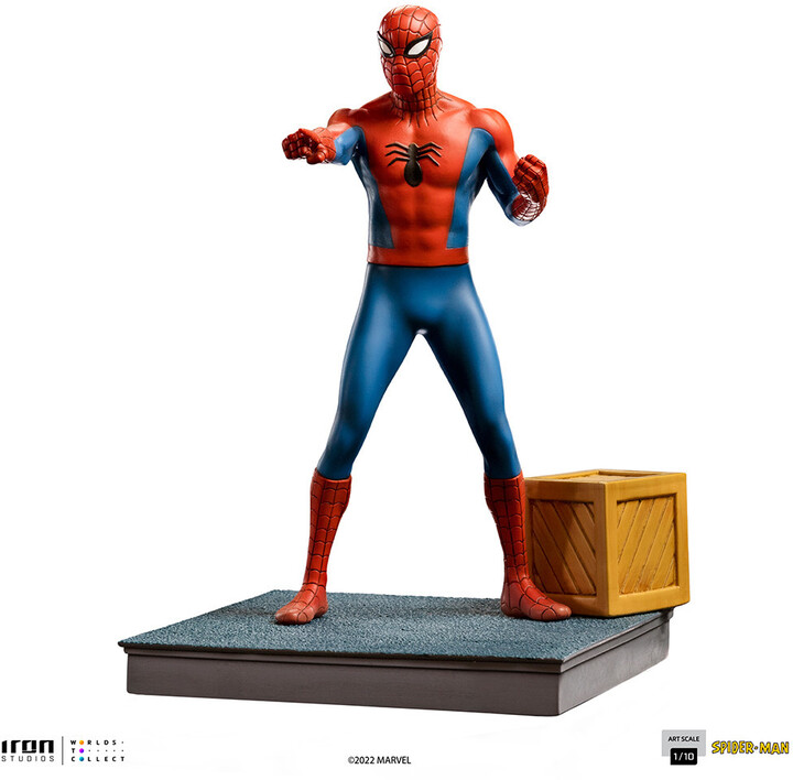 Figurka Iron Studios Spider-Man &#39;60s Animated Series - Art Scale 1/10_1719947269