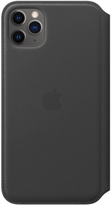 Apple kožené pouzdro Folio na iPhone 11 Pro Max, černá_902507292