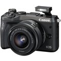 Canon EOS M6 + EF-M 15-45mm IS STM + EF-M 55-200mm IS STM, černá_1449030706