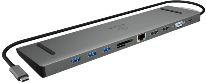 ICY BOX dokovací stanice IB-DK2106-C USB-C DockingStation with triple video outputs_779466306