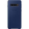Samsung kožený zadní kryt pro Samsung G973 Galaxy S10, modrá (Navy)_309494731