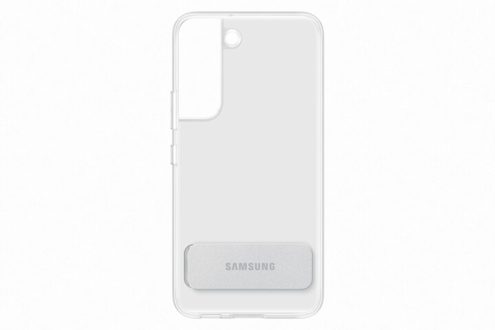 Samsung průhledný zadní kryt se stojánkem pro Galaxy S22, transparentní_1163575791