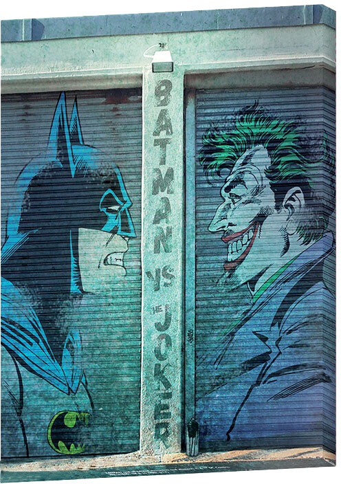 Obraz DC Comics - Batman vs. Joker, plátno, (30x40)_900878257