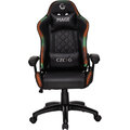 CZC.Gaming Mage, dětská herní židle, RGB, černá