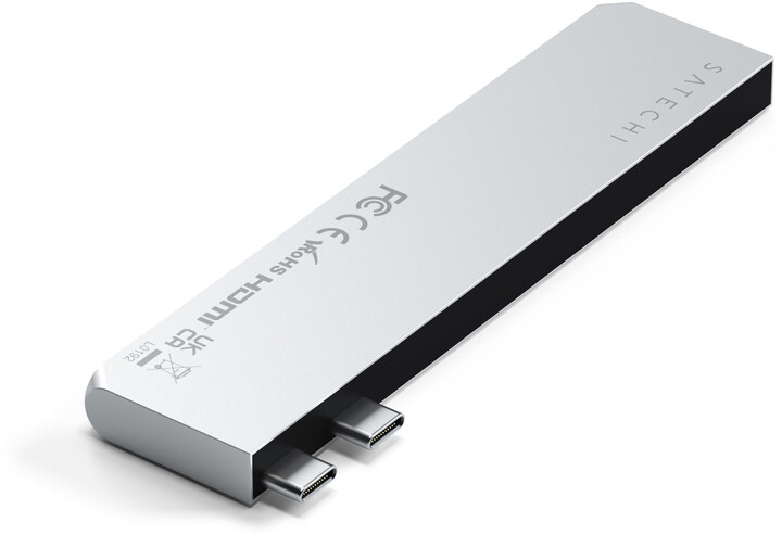Satechi Pro HUB Slim, USB4, HDMI, 2x USB-A, SD, stříbrná_363616794