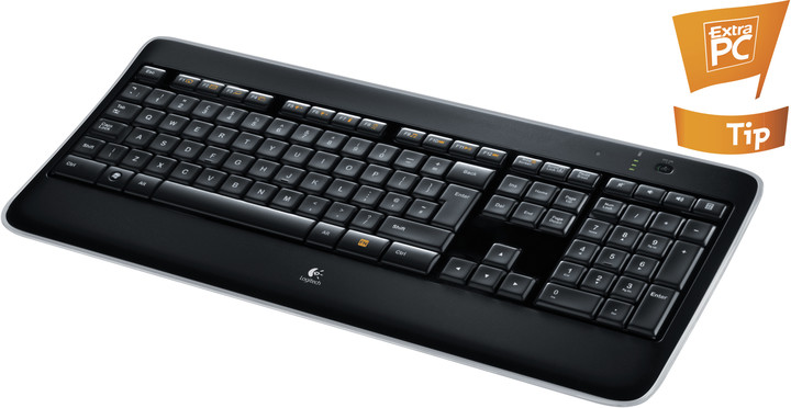Logitech Wireless Illuminated Keyboard K800, CZ_84507720