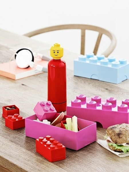 Box na svačinu LEGO, světle modrá