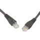 Solarix Patch kabel CAT6 UTP PVC 0,5m černý snag-proof
