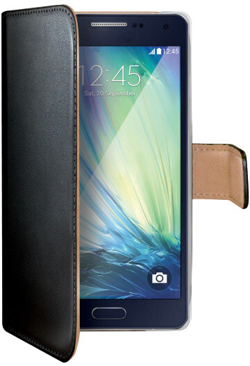 CELLY Wally pouzdro pro Samsung Galaxy A3, PU kůže, černá_1070497019