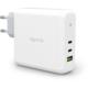 EPICO síťová nabíječka GaN, USB-A, 2x USB-C, 100W, bílá_5142835