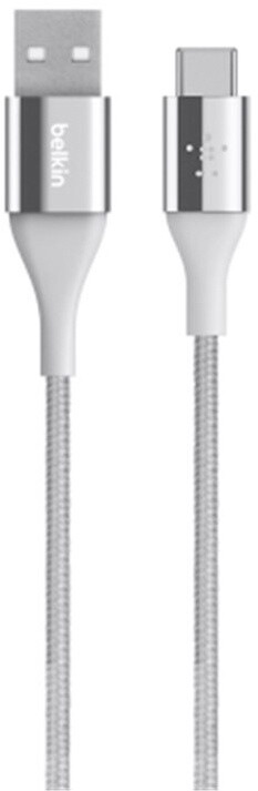 Belkin kabel Premium Kevlar USB-C to USB-A,1,2m, stříbrný_1755895514