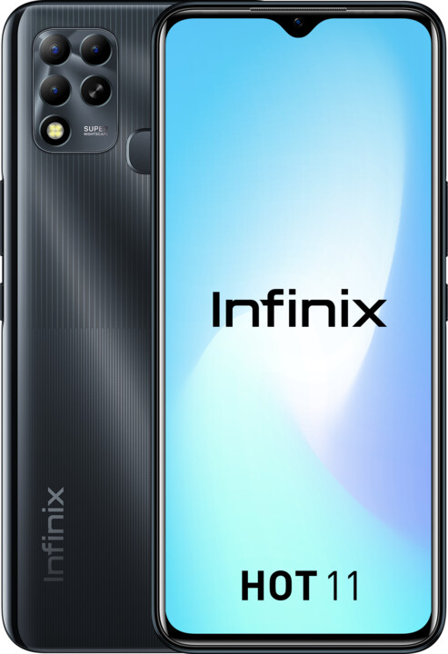 Infinix Hot 11, 4GB/128GB, Polar Black_1411349340