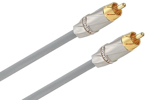 MONSTER silver subwoofer cable MC 400SW 2 - 5m WW_902525000