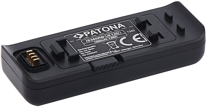 Patona baterie pro digitální kameru Insta 360 One R, 1200mAh, 3.85V, Li-Ion_1841271518
