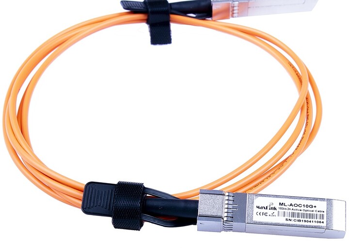 MaxLink optický kabel ML-AOC10G+7, 10G SPF+ AOC, aktivní, DDM, cisco, 7m_1666447855