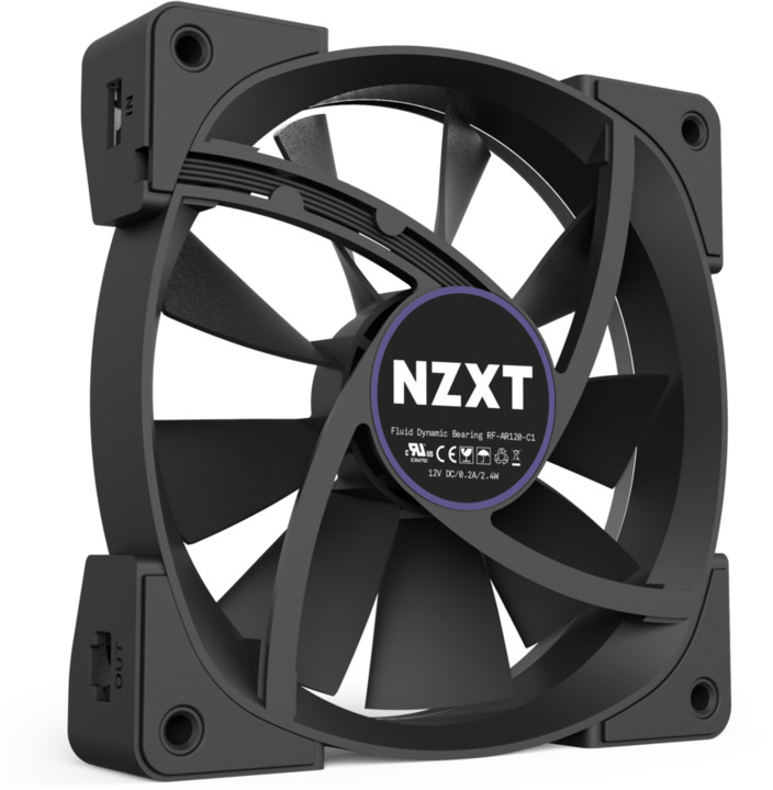 NZXT Aer RGB Series RF-AR120-C1, 2x120mm ventilátor + řídící panel HUE+_1897430838