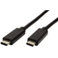 PremiumCord USB-C kabel ( USB 3.1 generation 2, 3A, 10Gbit/s ) 0,5m, černá