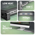 AXAGON multifunkční HUB 9v1, 4x USB-A, USB-C, HDMI 4K@60Hz, RJ45, microSD/SD, PD 100W_1177235464
