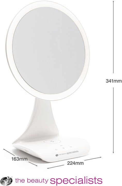 RIO WIRELESS CHARGING MIRROR WITH LED LIGHT X5 Magnification_396373763