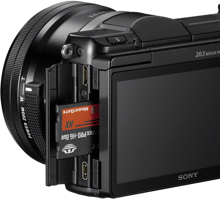 Sony Alpha 5000 + 16-50mm + 55-210mm, černá_2133230101