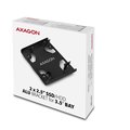 AXAGON RHD-225L, hliníkový rámeček pro 2x 2.5&quot; HDD/SSD do 3.5&quot; pozice_737068871