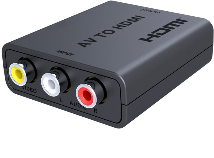 PremiumCord převodník AV kompozitního signálu a stereo zvuku na HDMI 1080P_514253078