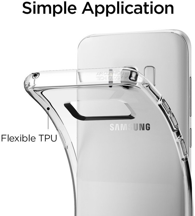 Spigen Liquid Crystal pro Samsung Galaxy S8+, clear_2097709319