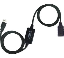 PremiumCord USB 2.0 repeater a prodlužovací kabel A/M-A/F, 10m ku2rep10