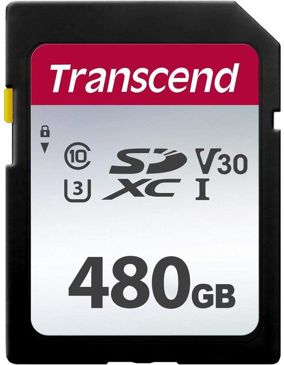 Transcend SDXC 300S 480GB 95MB/s UHS-I U3_1299369515