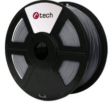 C-TECH tisková struna (filament), ABS, 1,75mm, 1kg, stříbrná