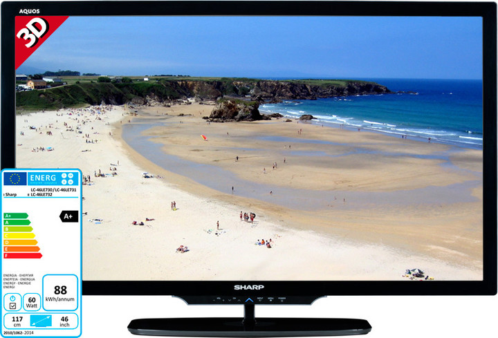 Sharp Aquos LC-46LE730E - 3D LED televize 46"_346896836