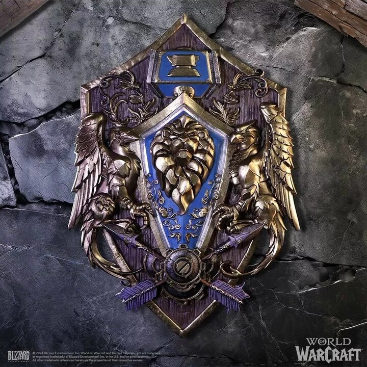 Replika World of Warcraft - Plaketa na zeď Alliance_1888578235