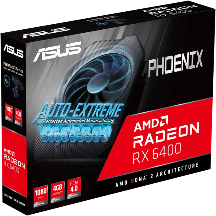 ASUS Radeon PH-RX6400-4G, 4GB GDDR6_1998751258