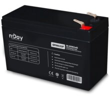 nJoy GP09122F, 12V/9Ah, VRLA AGM, F2- Baterie pro UPS_216027426