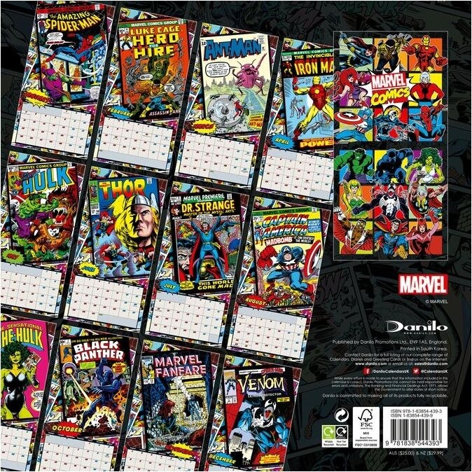 Dárkový set Marvel Comics (kalendář, diář, propiska)_545566472