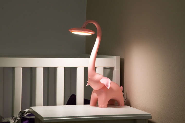 IMMAX LED stolní lampička slon růžový_352553844